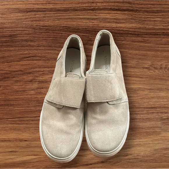 Vince Cage Suede Platform Sneakers. Sz 6. Beige. - Picture 8 of 14